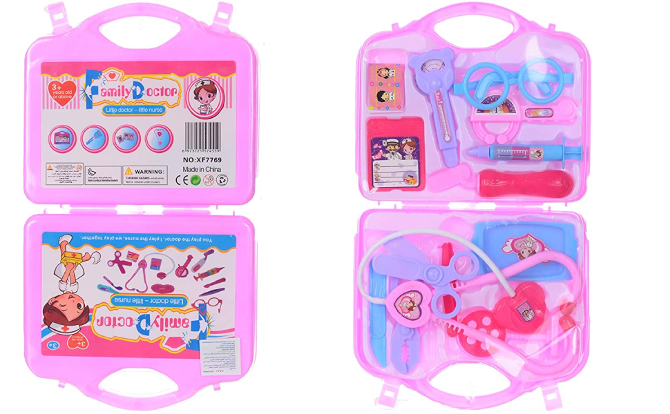 Generic-Family-Doctor-Equipments-Box-Multi-Color-For-Girls-B096L6SS4W